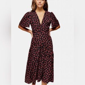 Floral midi dress